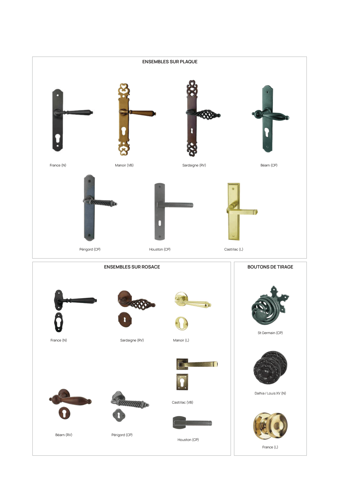 Quincaillerie PE Rustiques 1